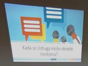 Mediji i njihova podrška u radu Udruga Mediji i njihova podrška u radu Udruga